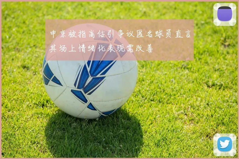 申京被指高估引争议匿名球员直言其场上情绪化表现需改善